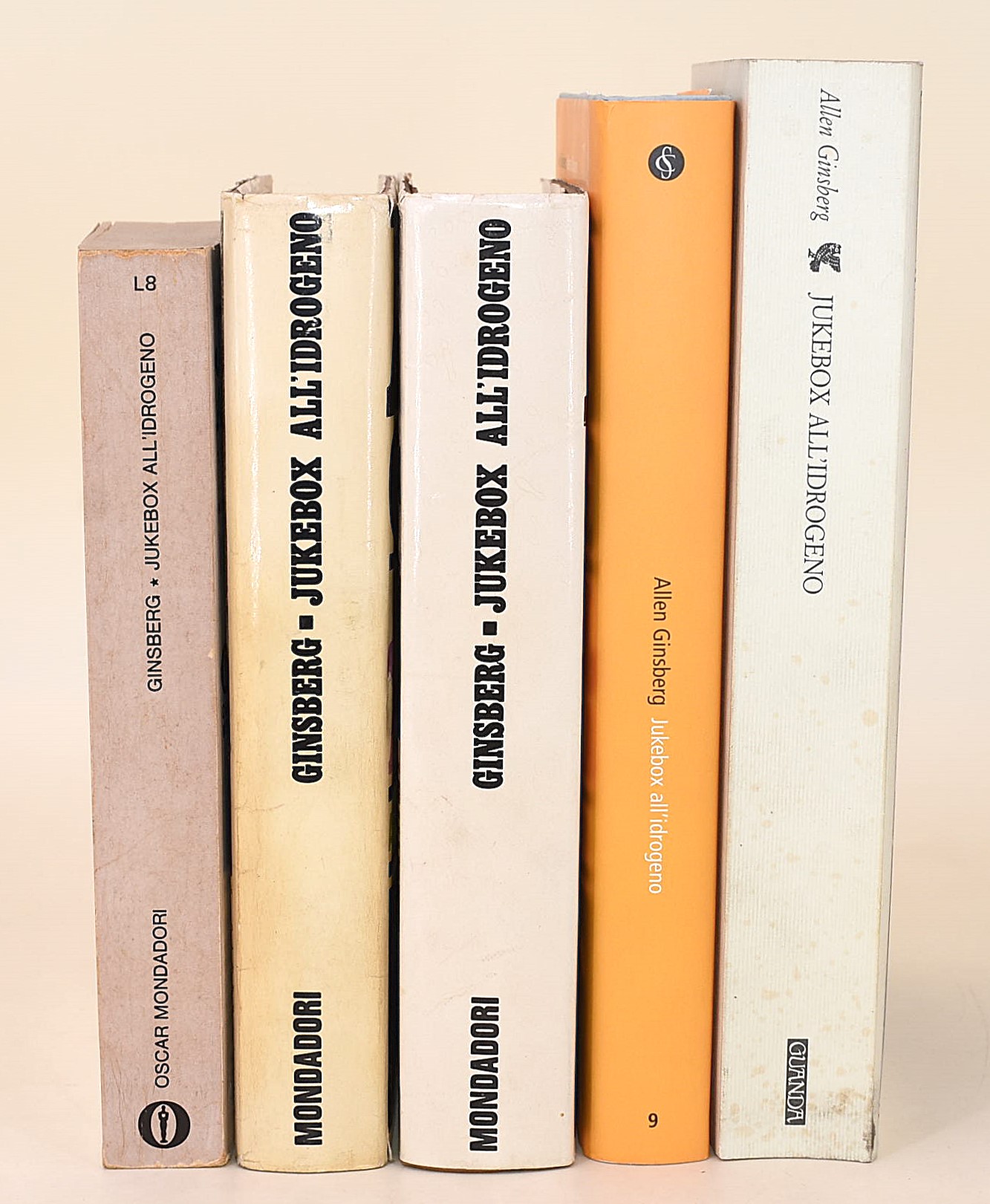 5 volumi di Allen Ginsberg