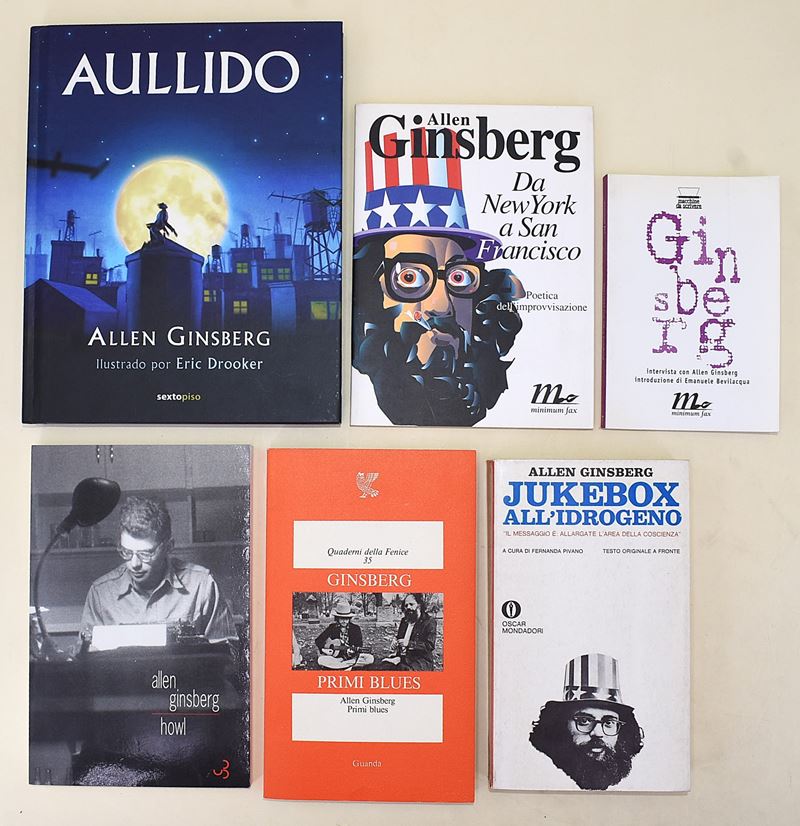 6 volumi di e su Allen Ginsberg