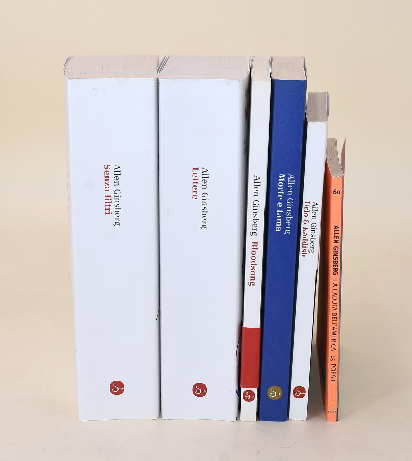 6 volumi di Allen Ginsberg