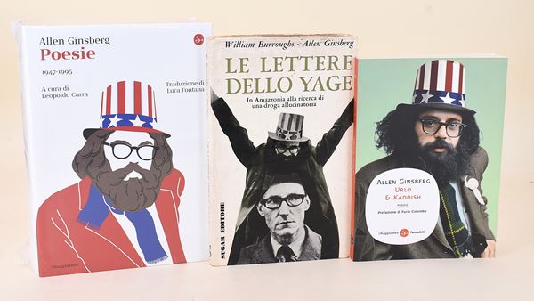 3 volumi di Allen Ginsburg