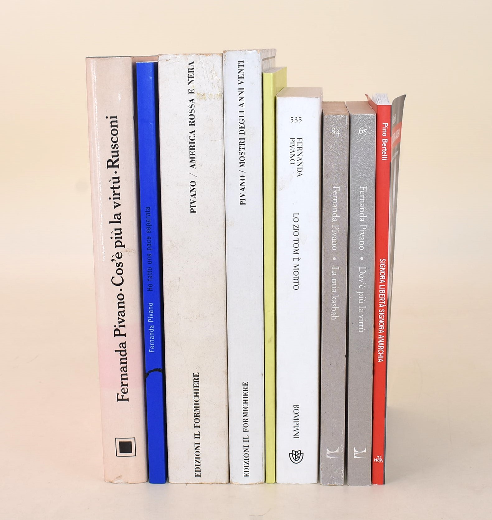 9 volumi di e su Fernanda Pivano