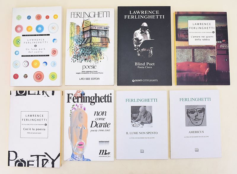 8 volumi di Lawrence Ferlinghetti