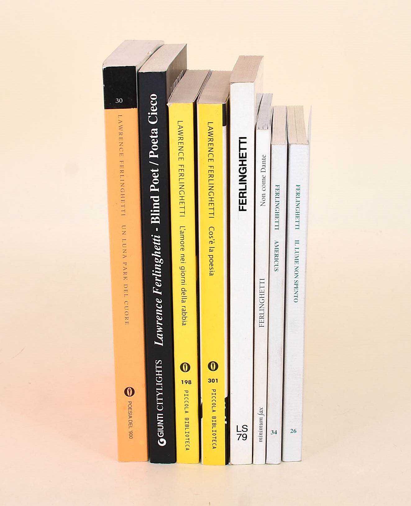 8 volumi di Lawrence Ferlinghetti