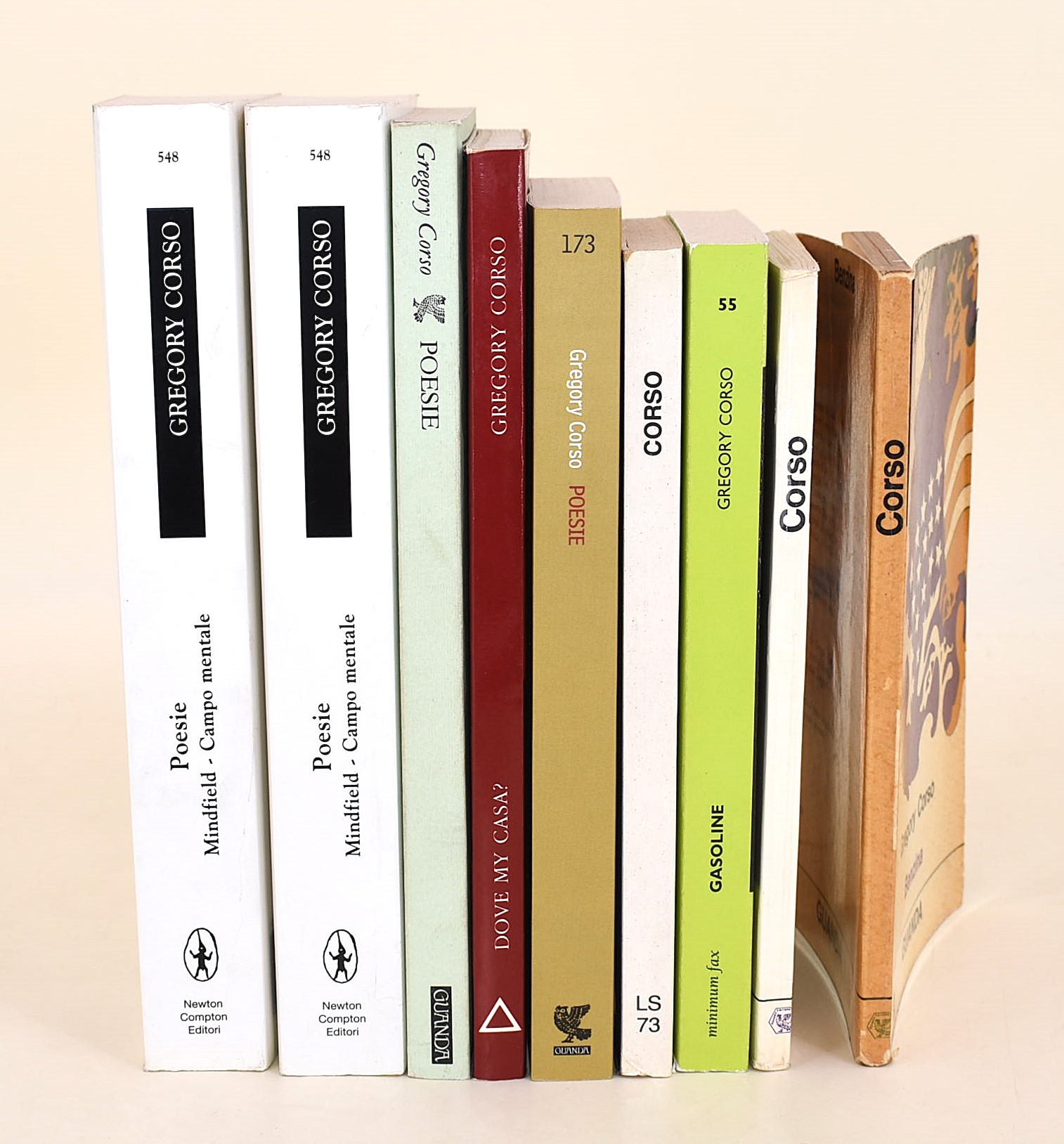 9 volumi di Gregory Corso