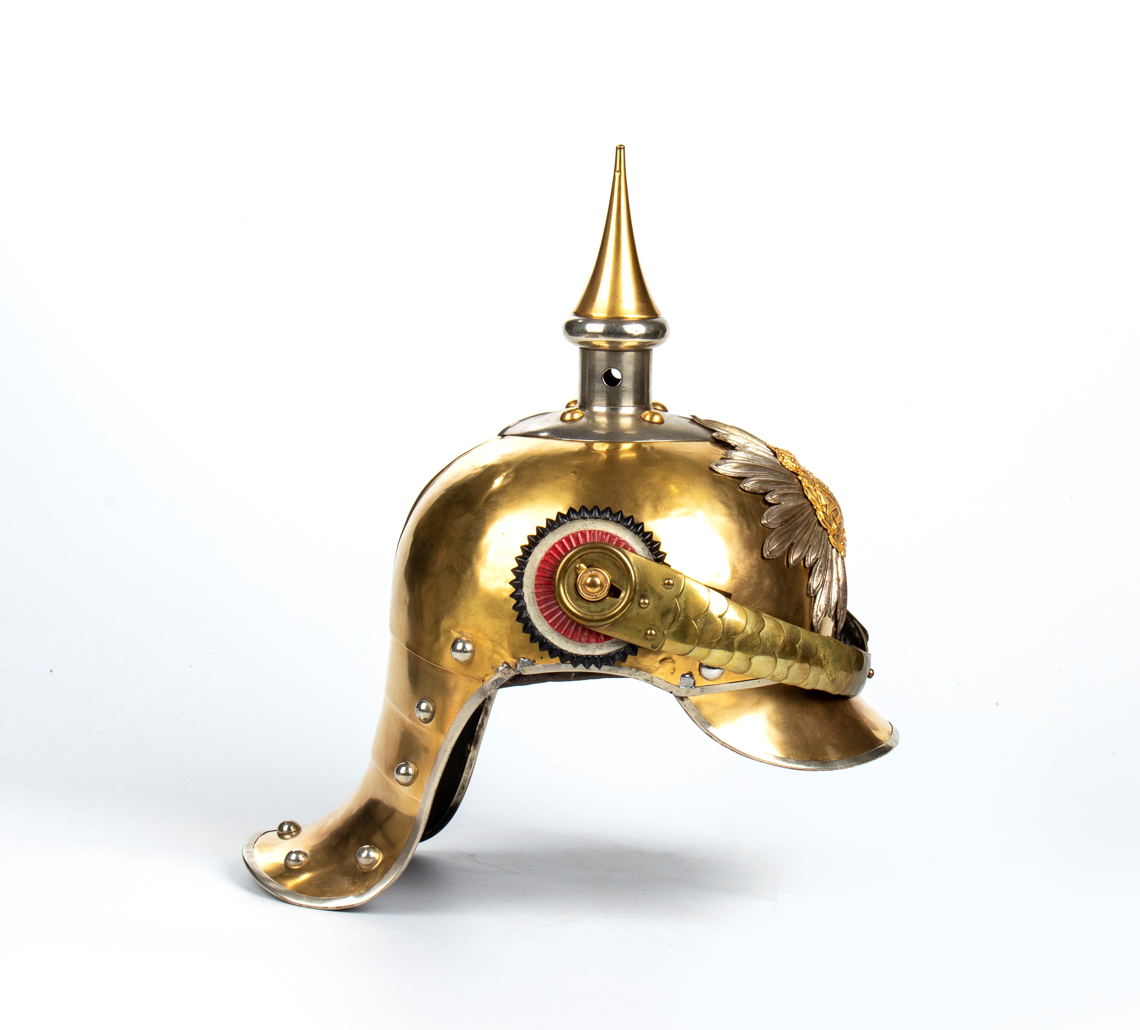 Sassonia, elmo Garde Reiter, con leone (copia)