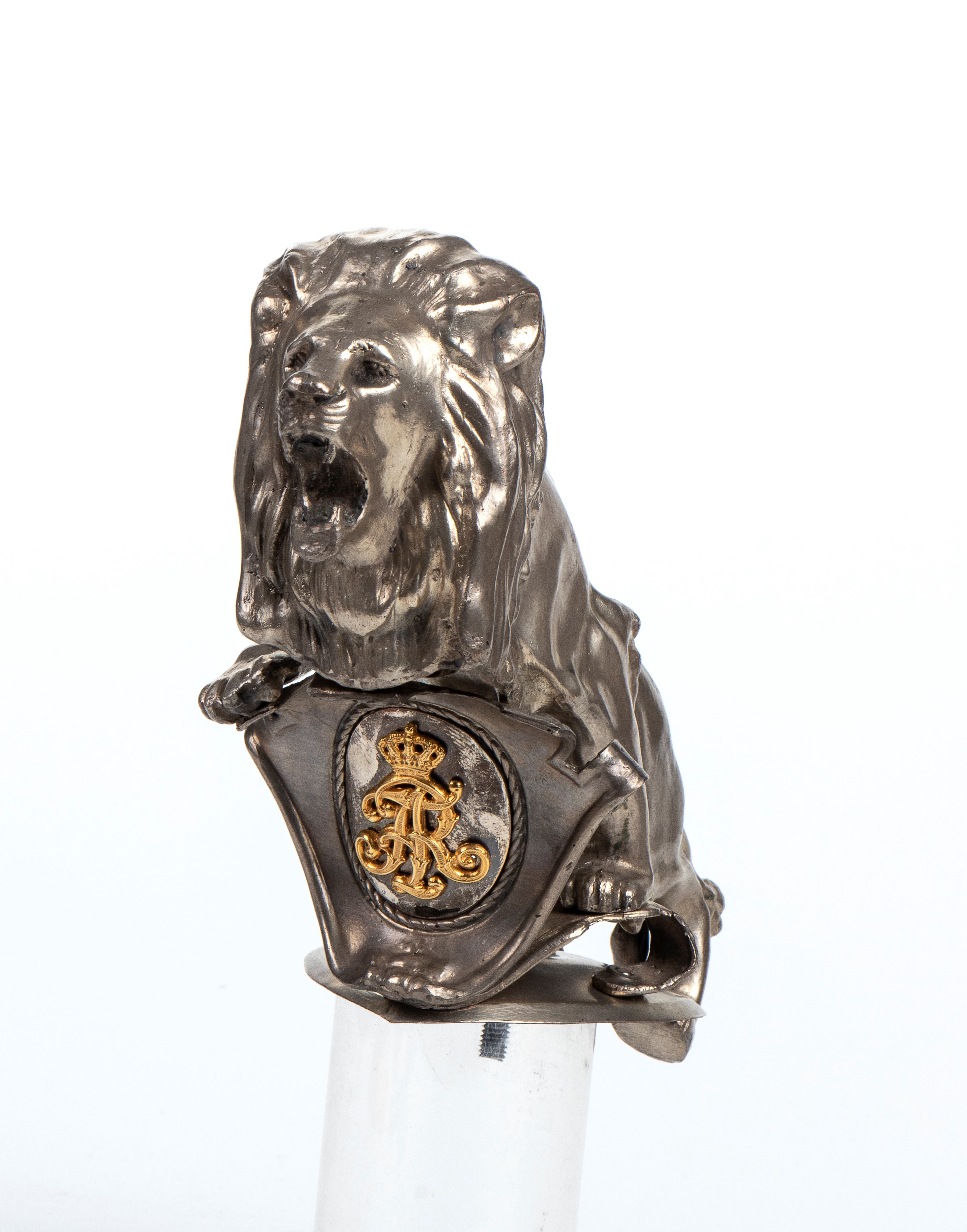 Sassonia, elmo Garde Reiter, con leone (copia)