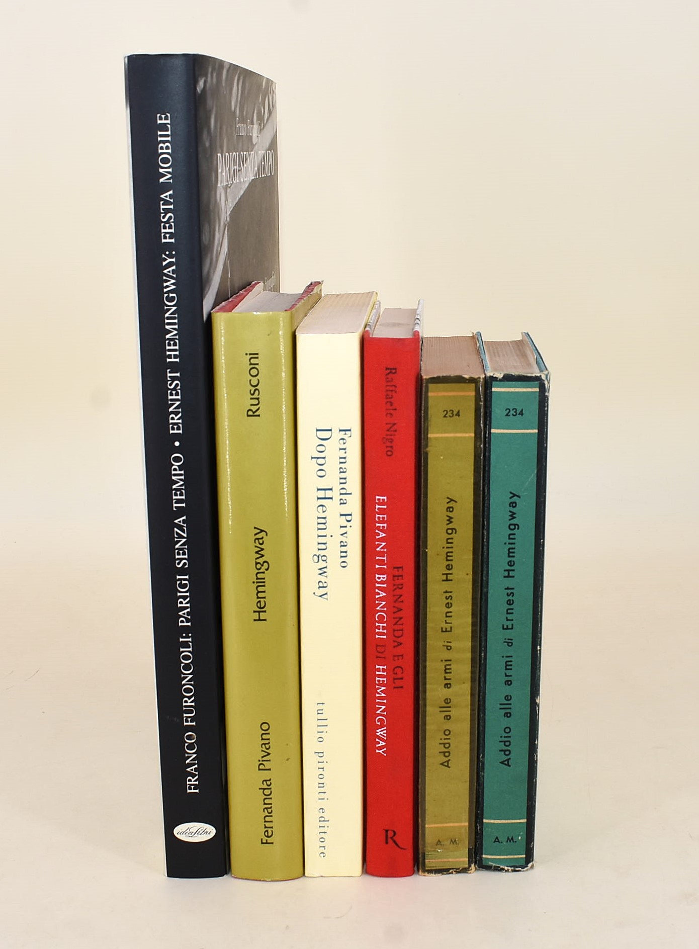 6 volumi di Pivano e Hemingway
