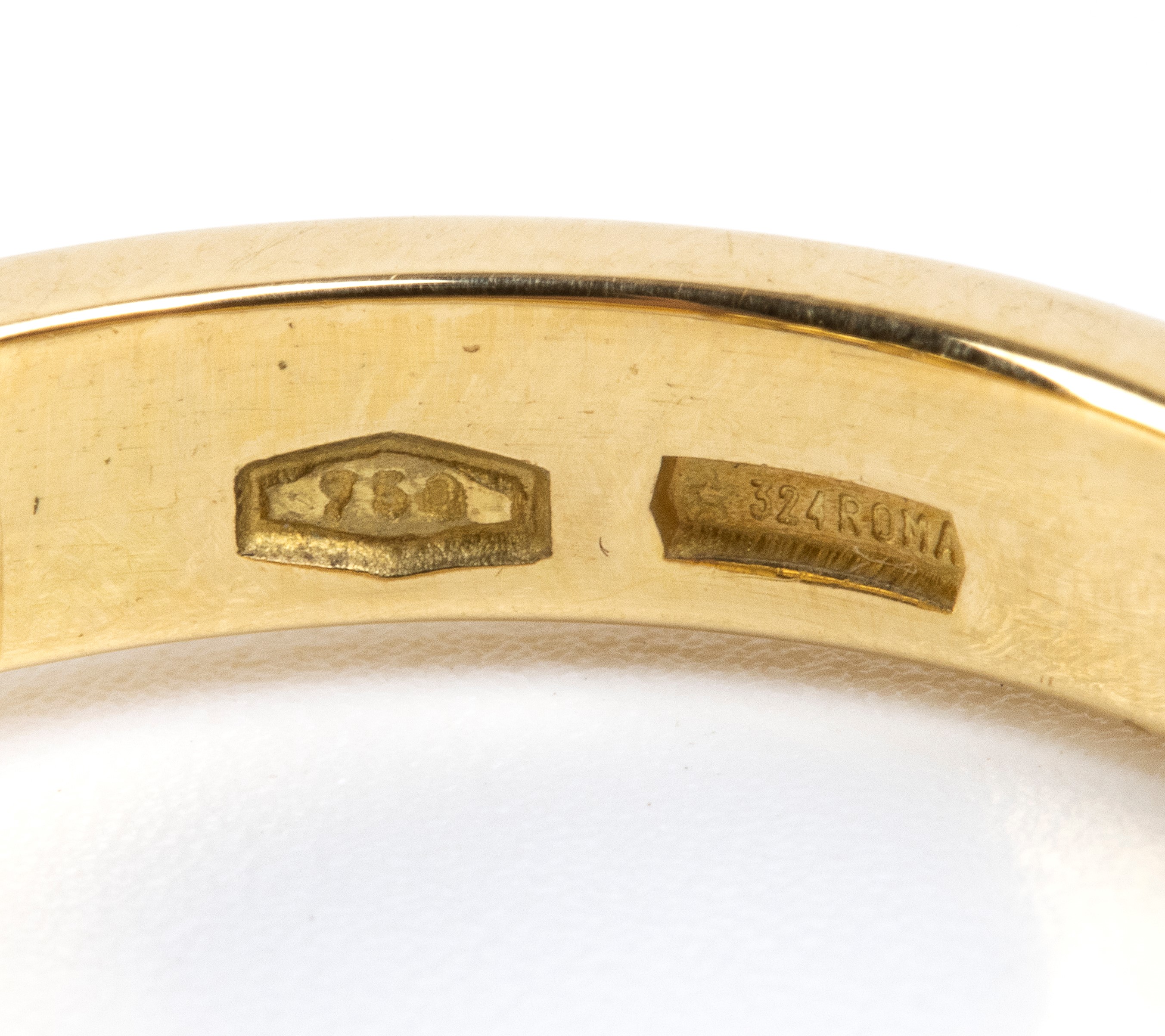 Pasquali - Anello in oro bianco e oro giallo 18k con pendente a cuore e diamanti