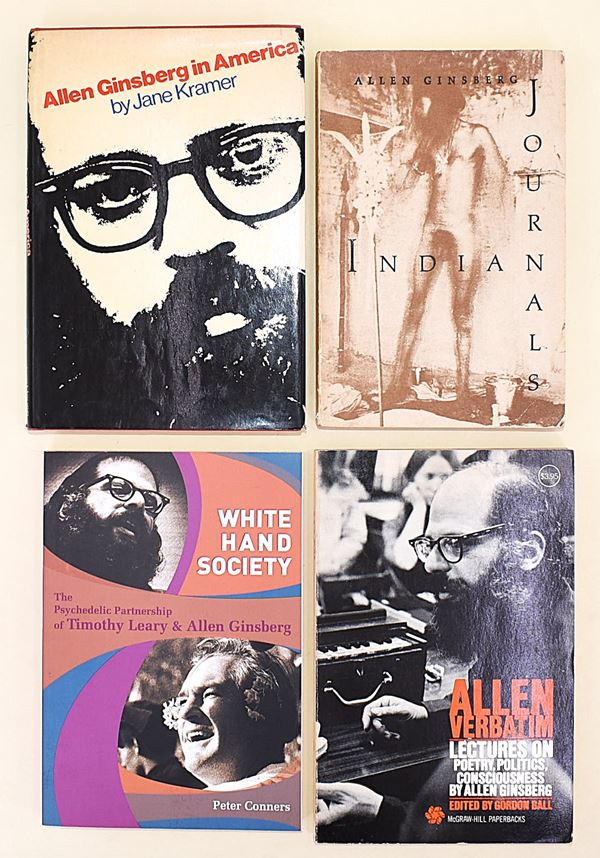 4 volumi di e su Allen Ginsberg in inglese