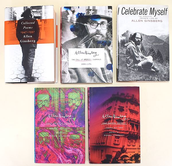 5 volumi di e su Allen Ginsberg in inglese