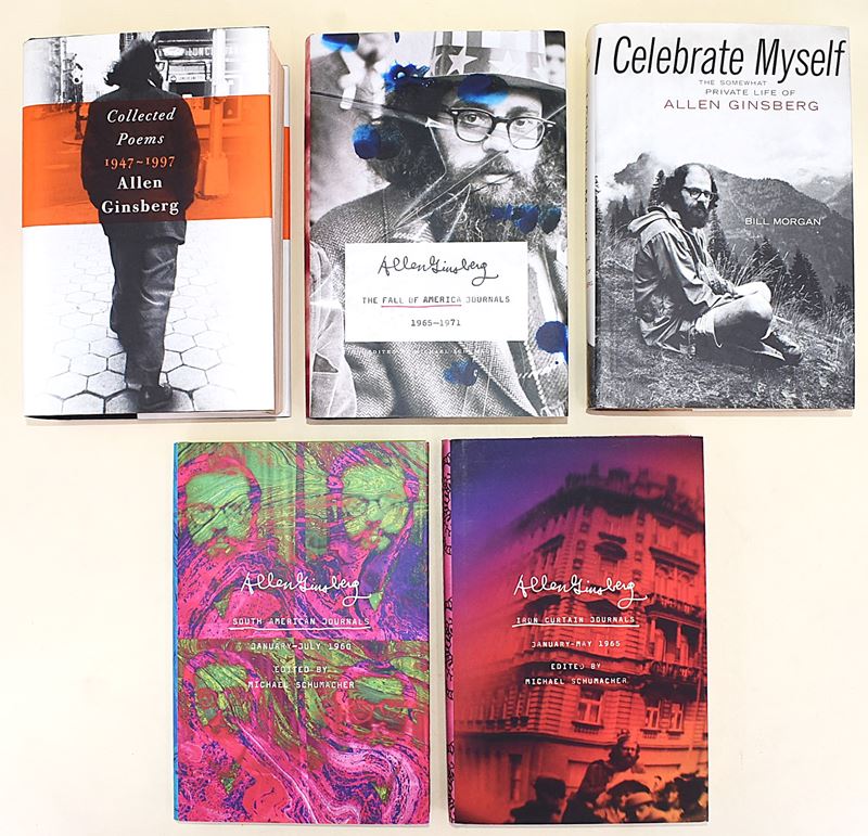 5 volumi di e su Allen Ginsberg in inglese