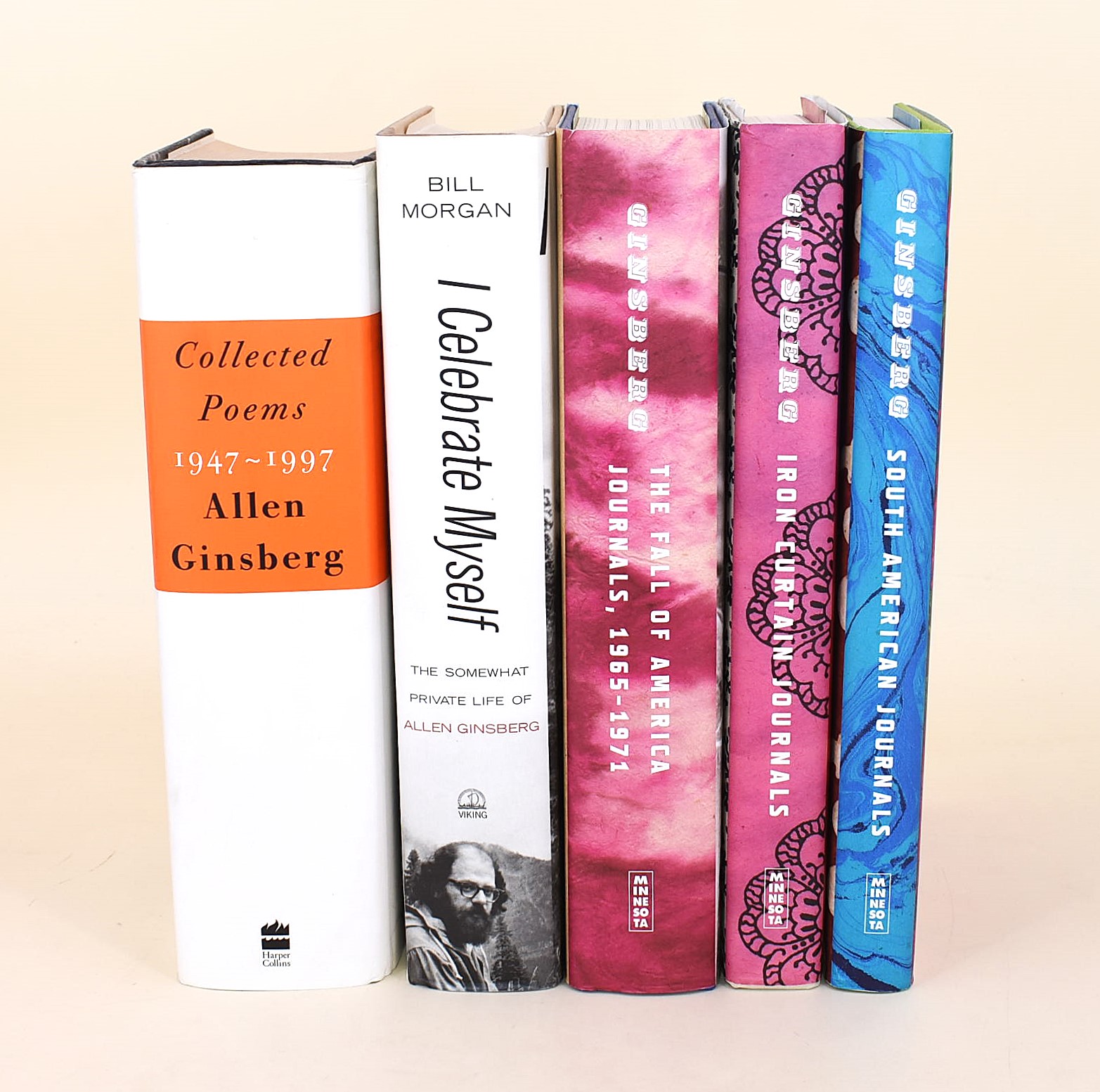 5 volumi di e su Allen Ginsberg in inglese