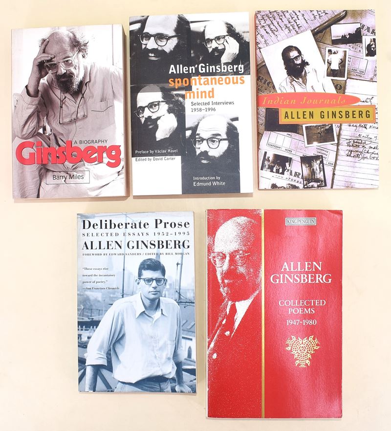 5 volumi su e di Allen Ginsberg in inglese