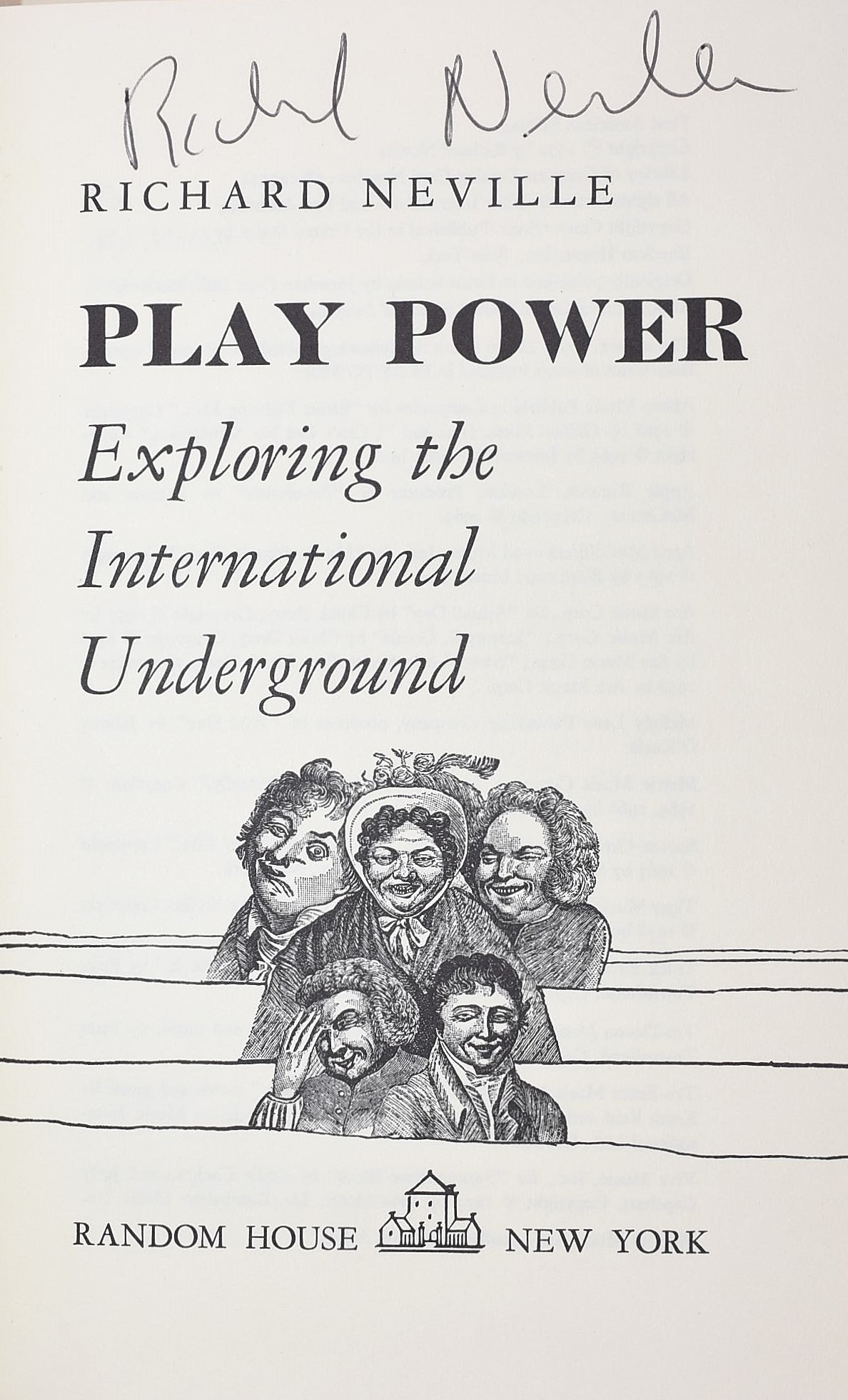 2 prime edizioni autografate da Richard Neville