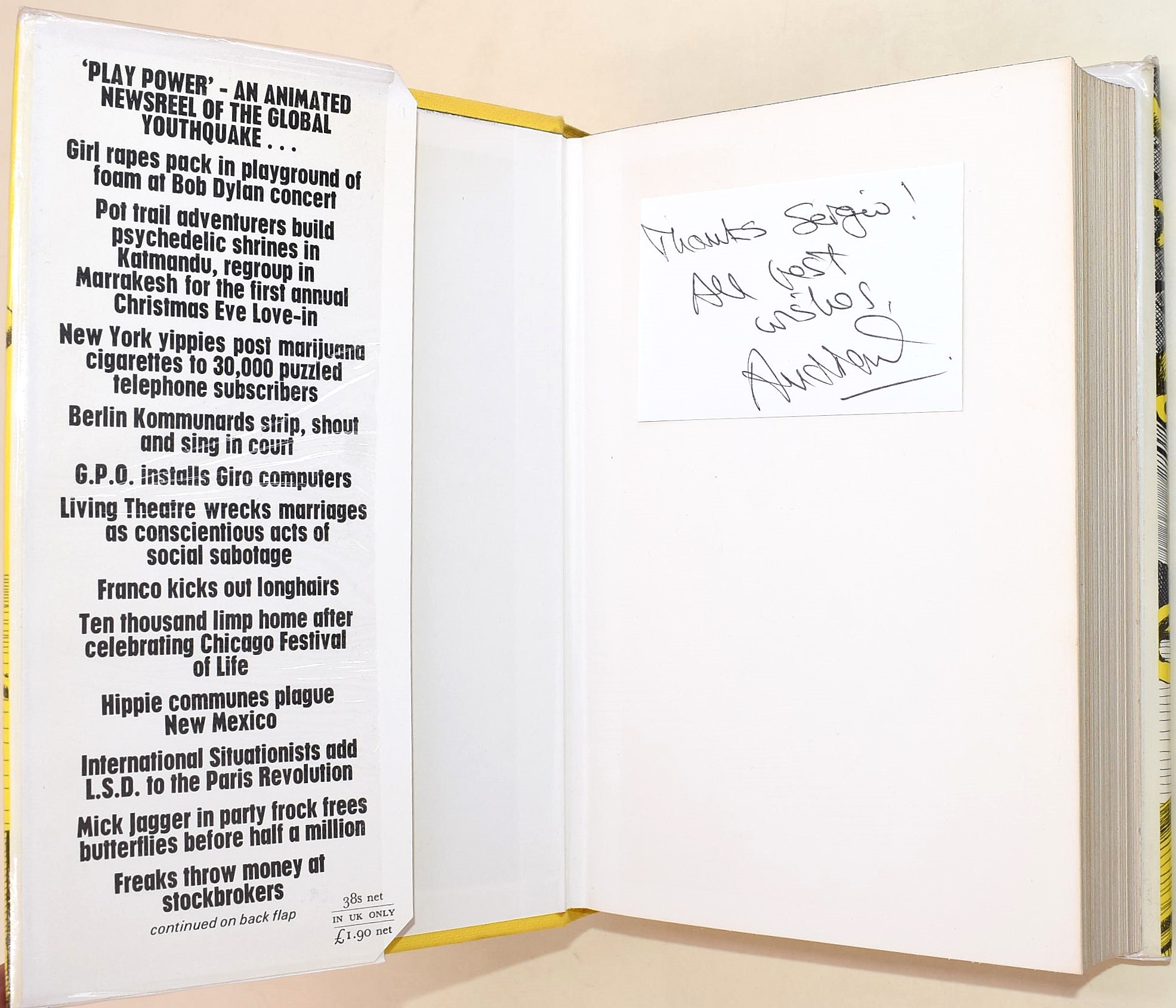 2 prime edizioni autografate da Richard Neville