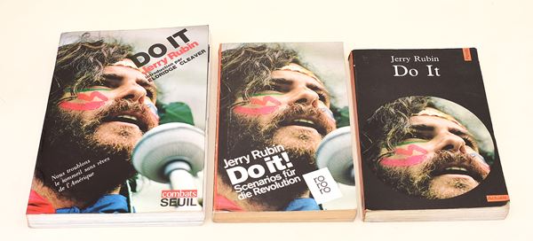 3 volumi in francese e tedesco di Jerry Rubin