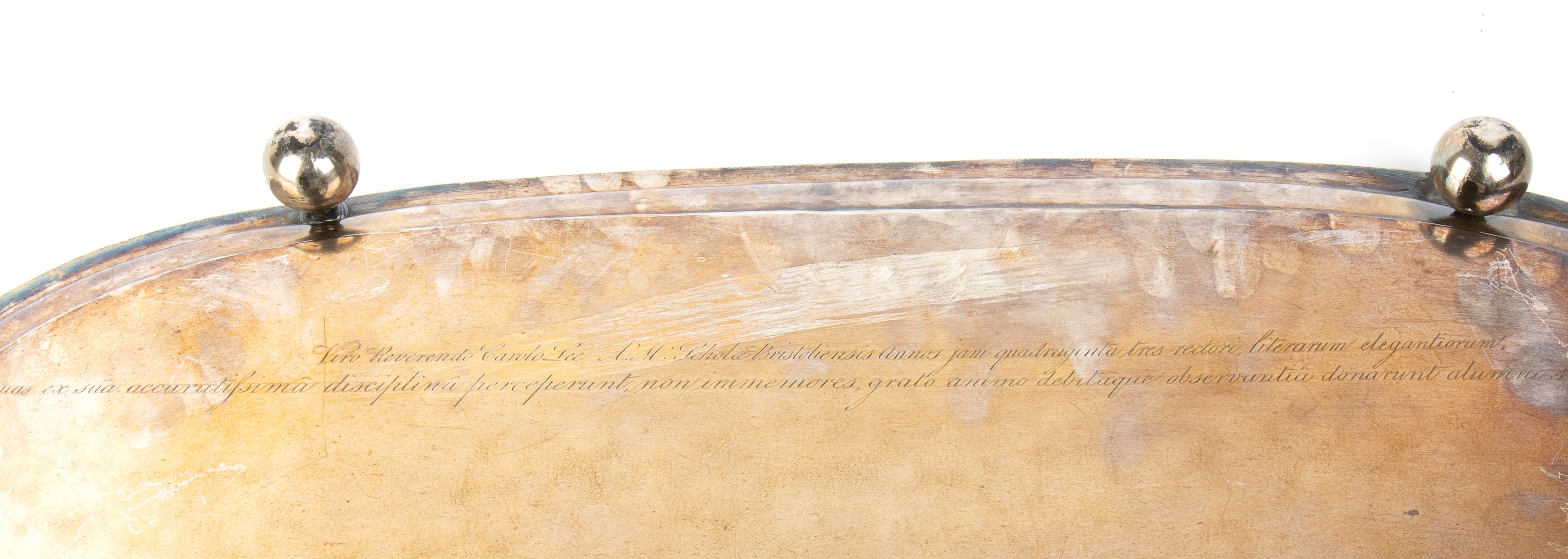 Vassoio georgiano inglese in argento