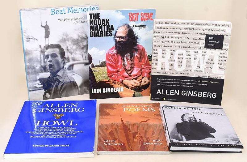6 volumi di e su Allen Ginsberg