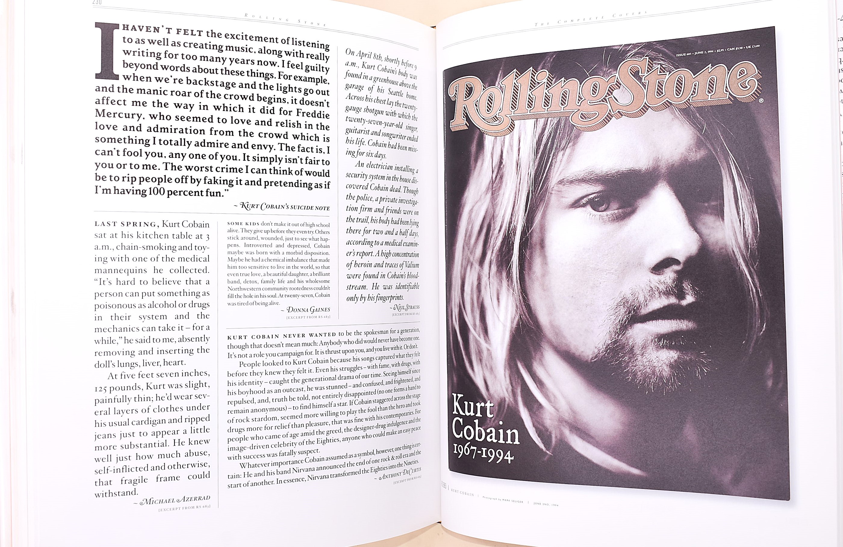 3 volumi in folio edizioni illustrate sui Rollingstone e sul Rock