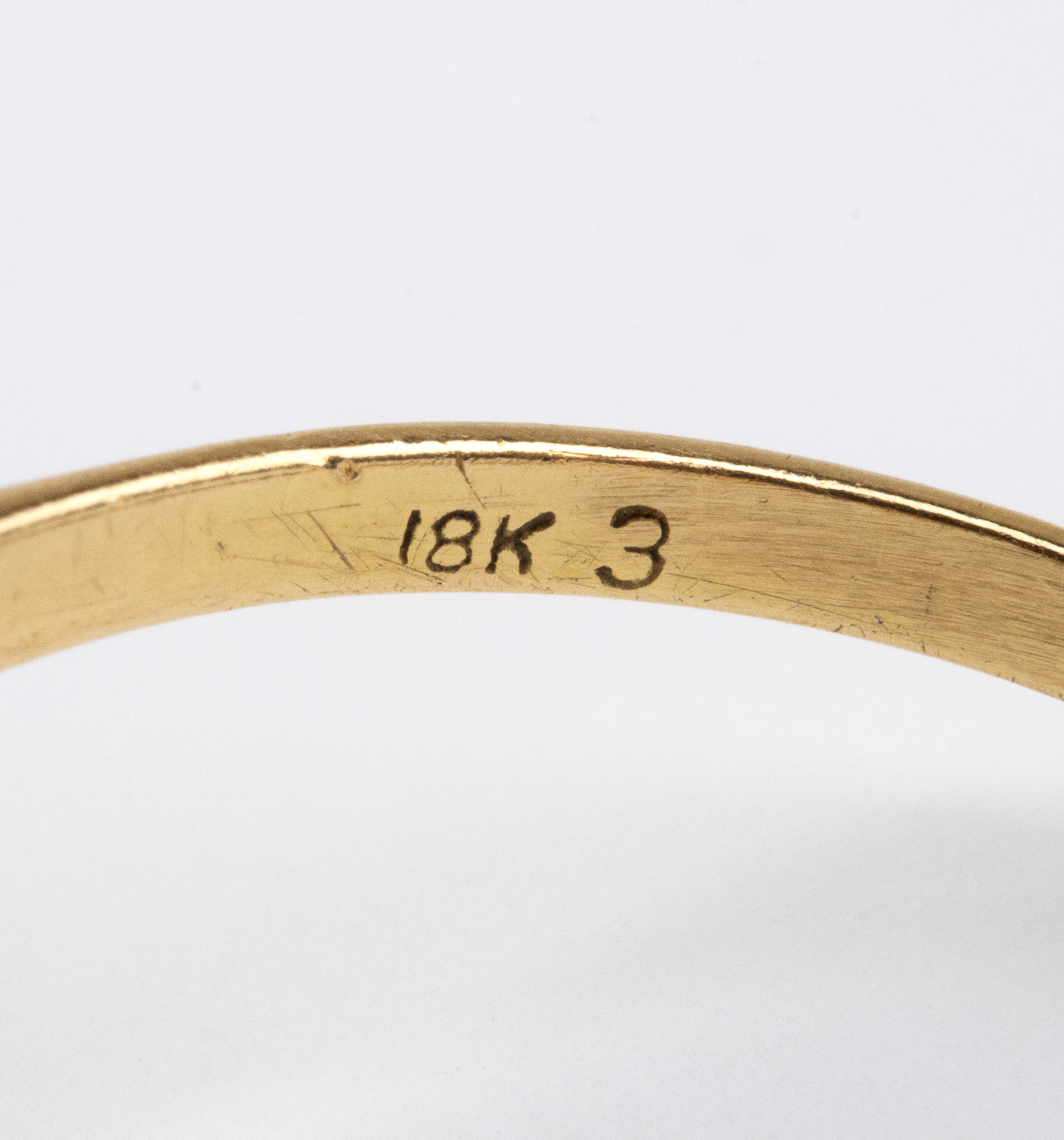 Oro 18k, Anello con diamanti e rubini