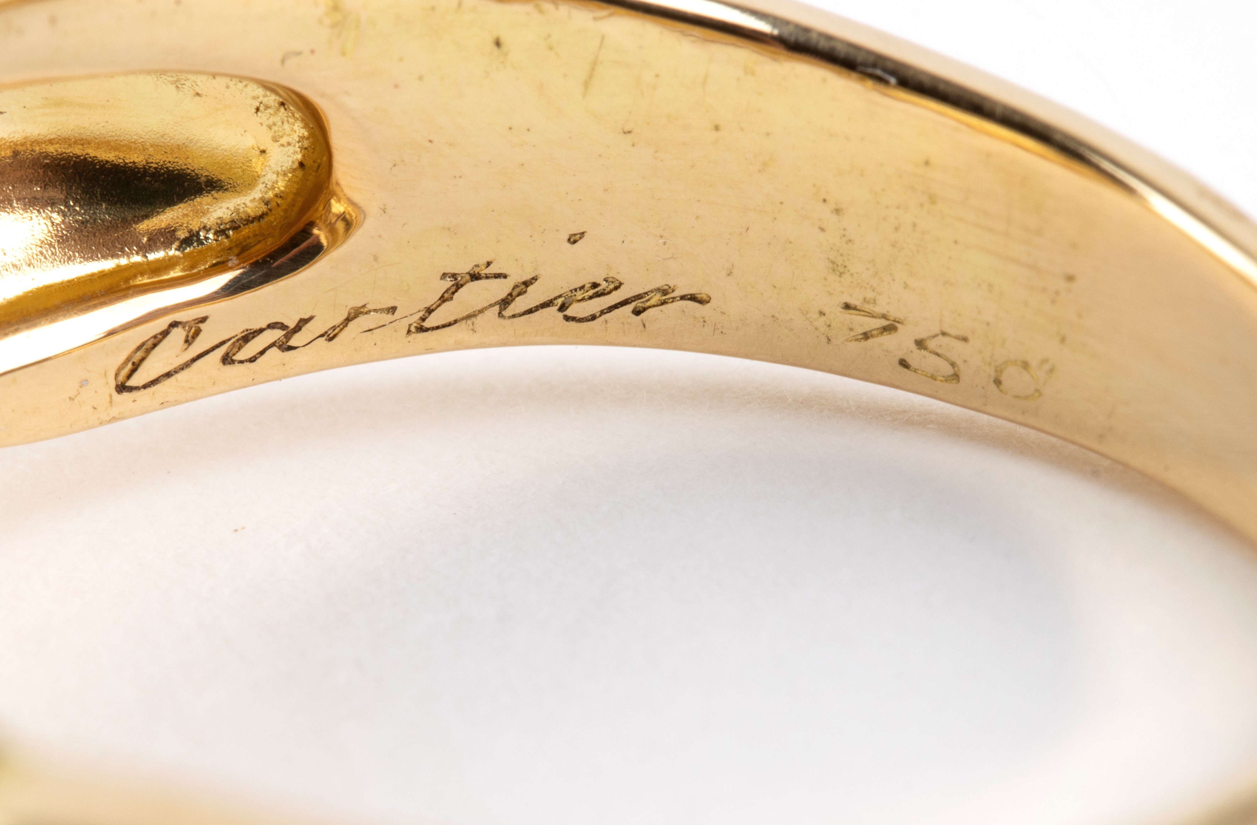 Cartier - Anello in oro giallo 18K con diamanti