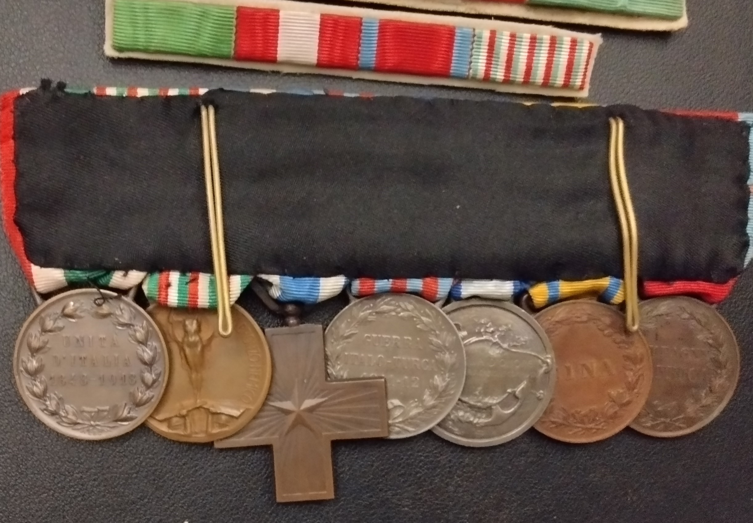 Medagliere di un Ufficiale della Regia Marina, Primo quarto XX secolo