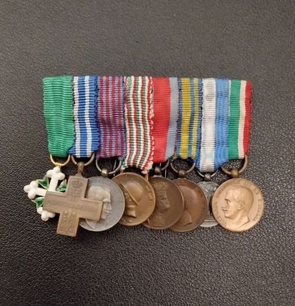 Beautiful miniature medal collection for a Royal Navy officer