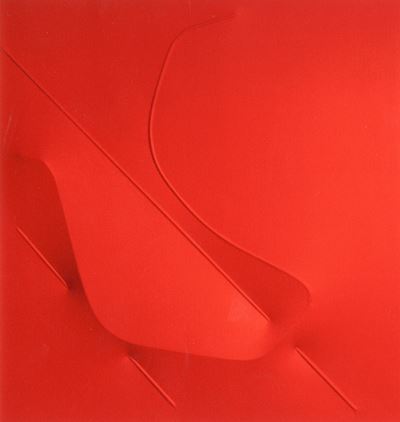 Rosso, tela estroflessa, 2007
