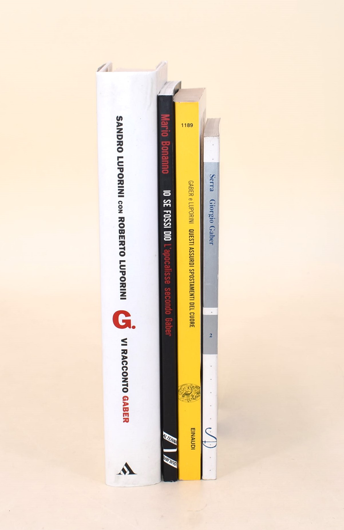 Gaber, Opere letterarie in 4 volumi