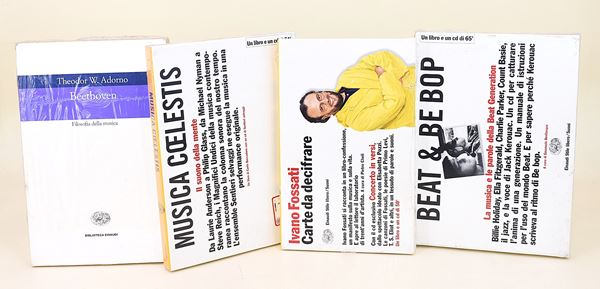 4 volumi sulla musica dalla casa editrice Einaudi