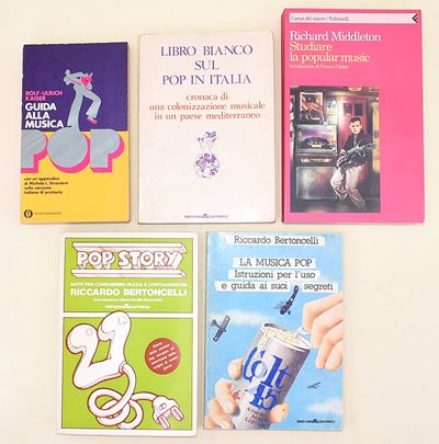 Cinque volumi sullo studio della musica POP, varie edizioni