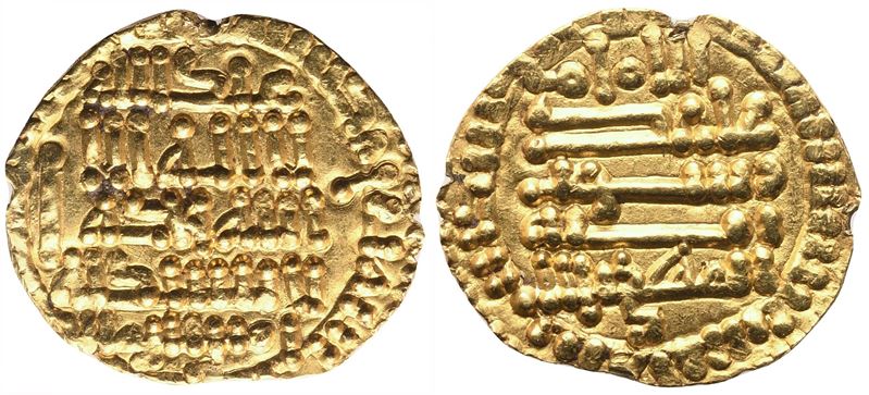 Fatimidi (909-934), Al-Mahdi Billah, Robai in oro (1,05 g; 13,5 mm)