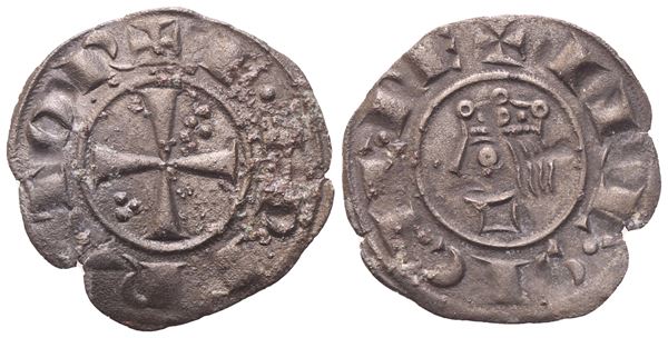 MESSINA. Federico II (1197-1250), Denaro c. 1225; Mi (0,70 g; 18 mm)