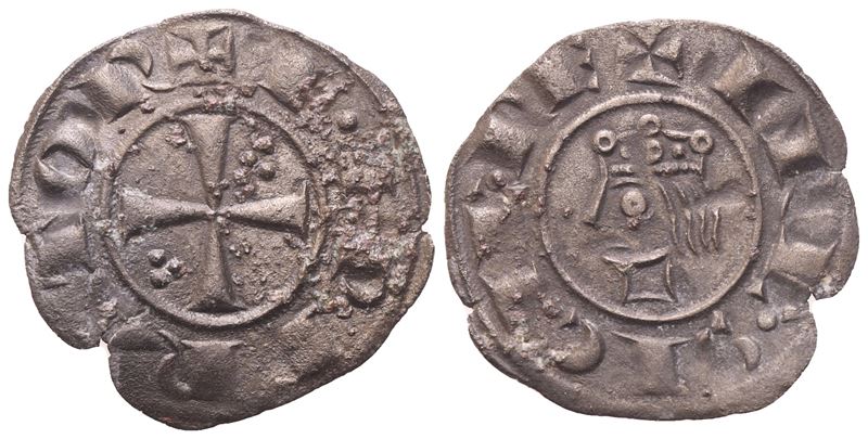 MESSINA. Federico II (1197-1250), Denaro c. 1225; Mi (0,70 g; 18 mm)