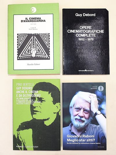 Raboni, Giovanni; Bertelli, Pino; Debord, Guy, Quattro volumi sul cinema come strumento di pensie...