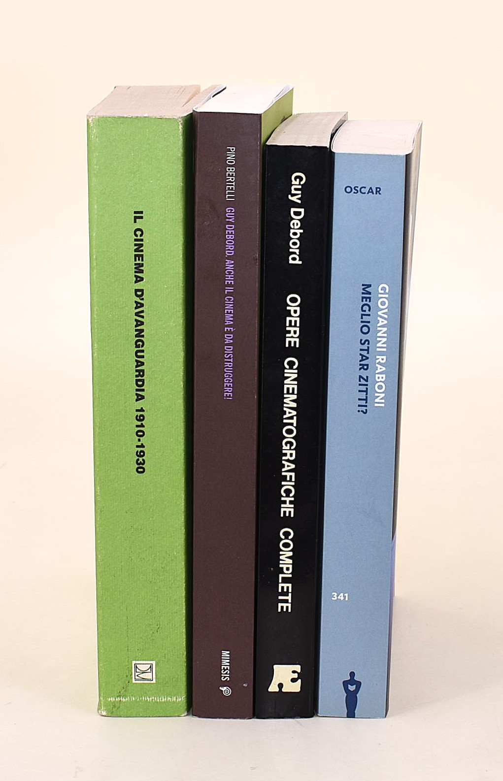 Raboni, Giovanni; Bertelli, Pino; Debord, Guy, Quattro volumi sul cinema come strumento di pensie...