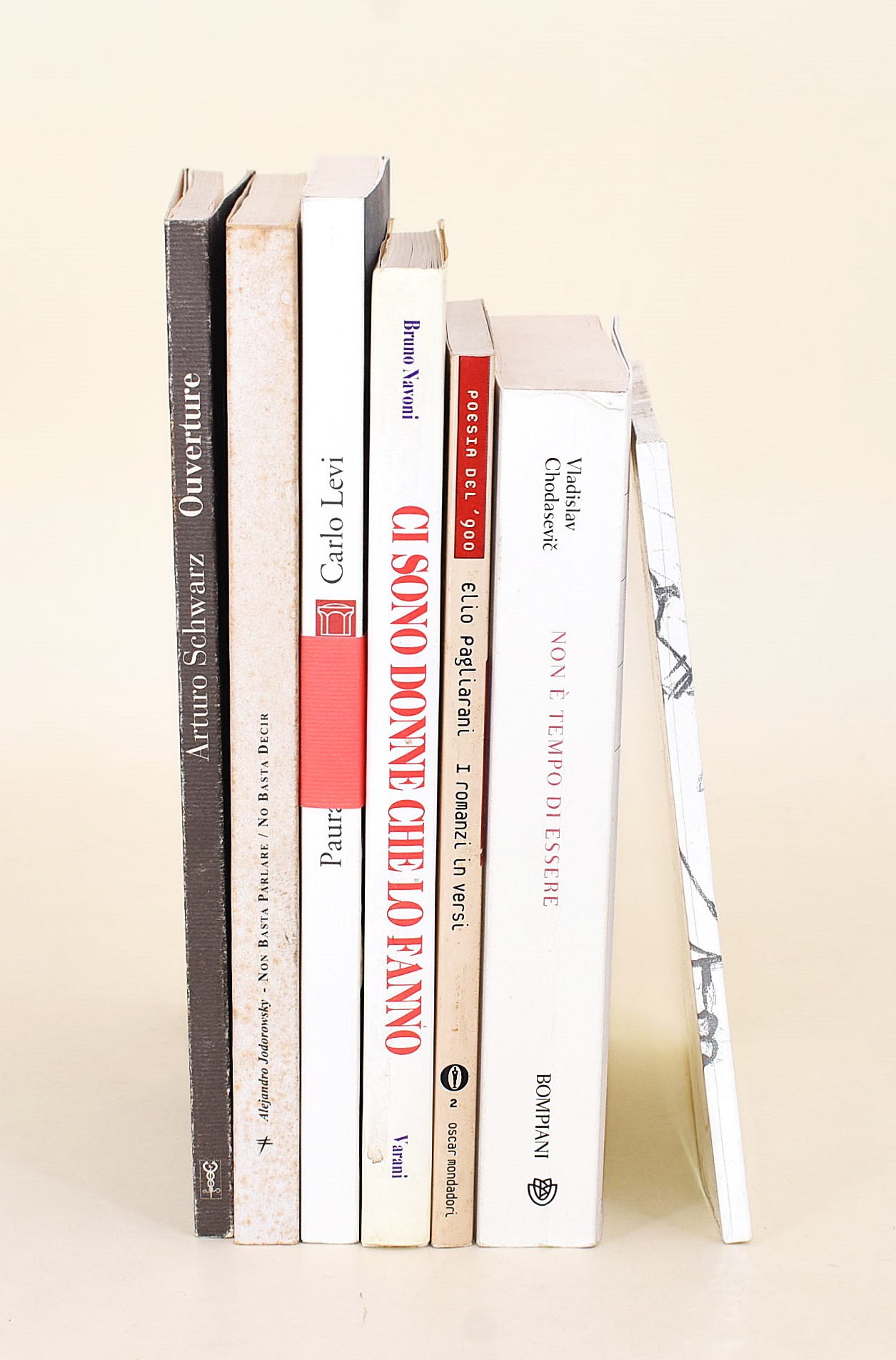 Raccolta di opere su poesia e filosofia contemporanea del secondo Novecento, 7 volumi