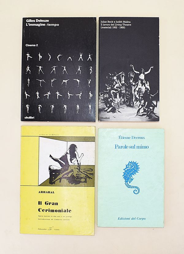 4 volumi sull'avanguardia teatrale