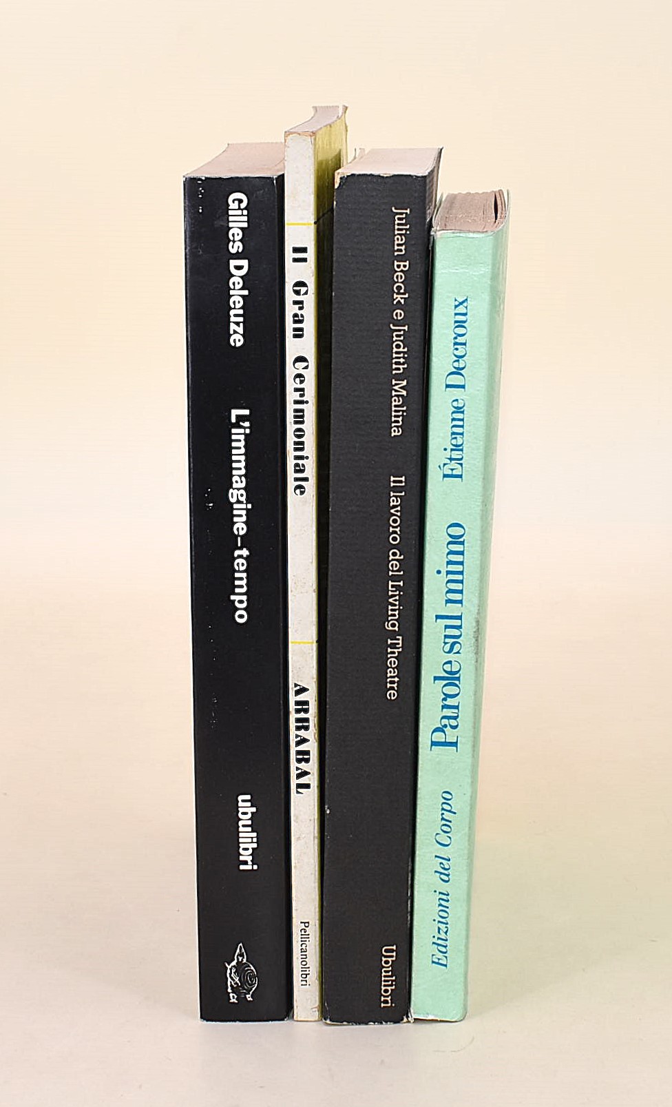 Étienne Decroux, Parole sul mimo; Julian Beck e Judith Malina, Il lavoro del Living Theatre; Gill...
