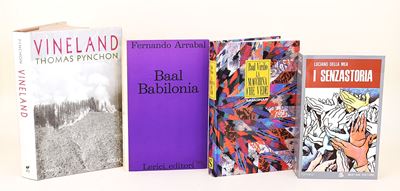 Della Mea, I Senzastoria; Virilio, La macchina che vede; Arrabal, Baal Babilonia; Pynchon, Vinela...