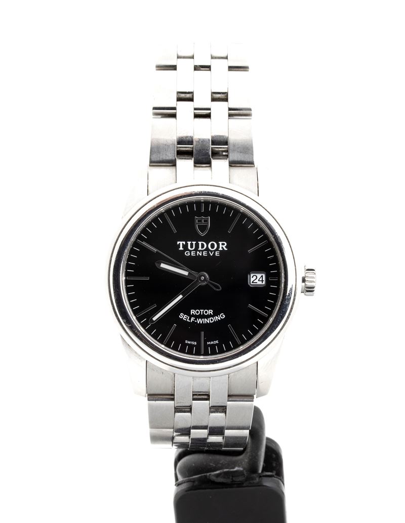 Tudor - Glamour Date, orologio automatico in acciaio con datario