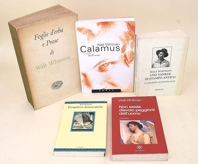 Whitman, Walt: Raccolta di opere complete in cinque volumi