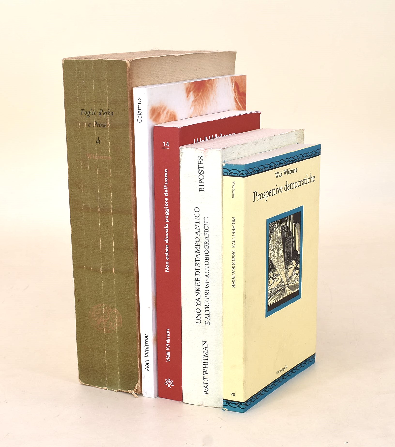 Whitman, Walt: Raccolta di opere complete in cinque volumi