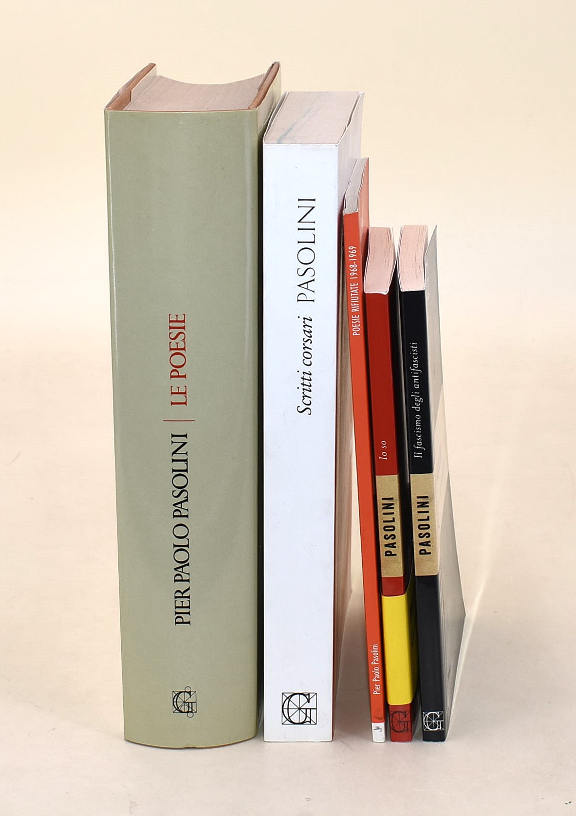 Pasolini, Opere complete in cinque volumi