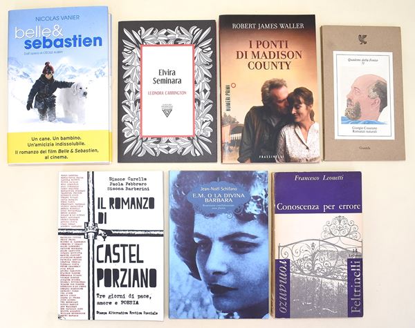 7 volumi di narrativa contemporanea