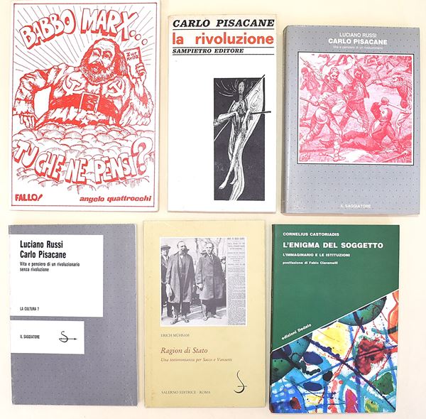 6 volumi di saggistica politica e filosofica