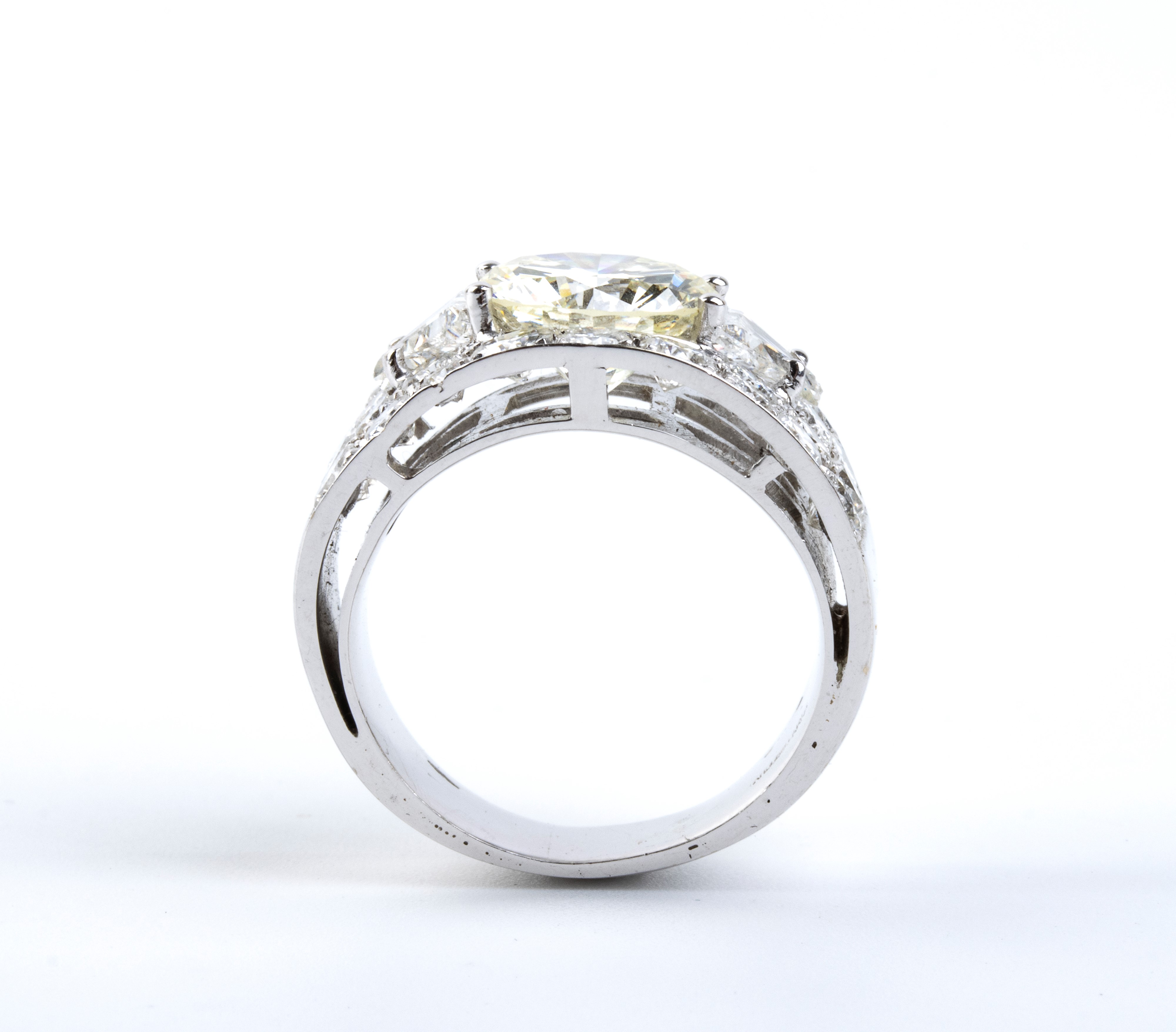 Filippo Moroni - Anello in oro bianco 18k con diamanti