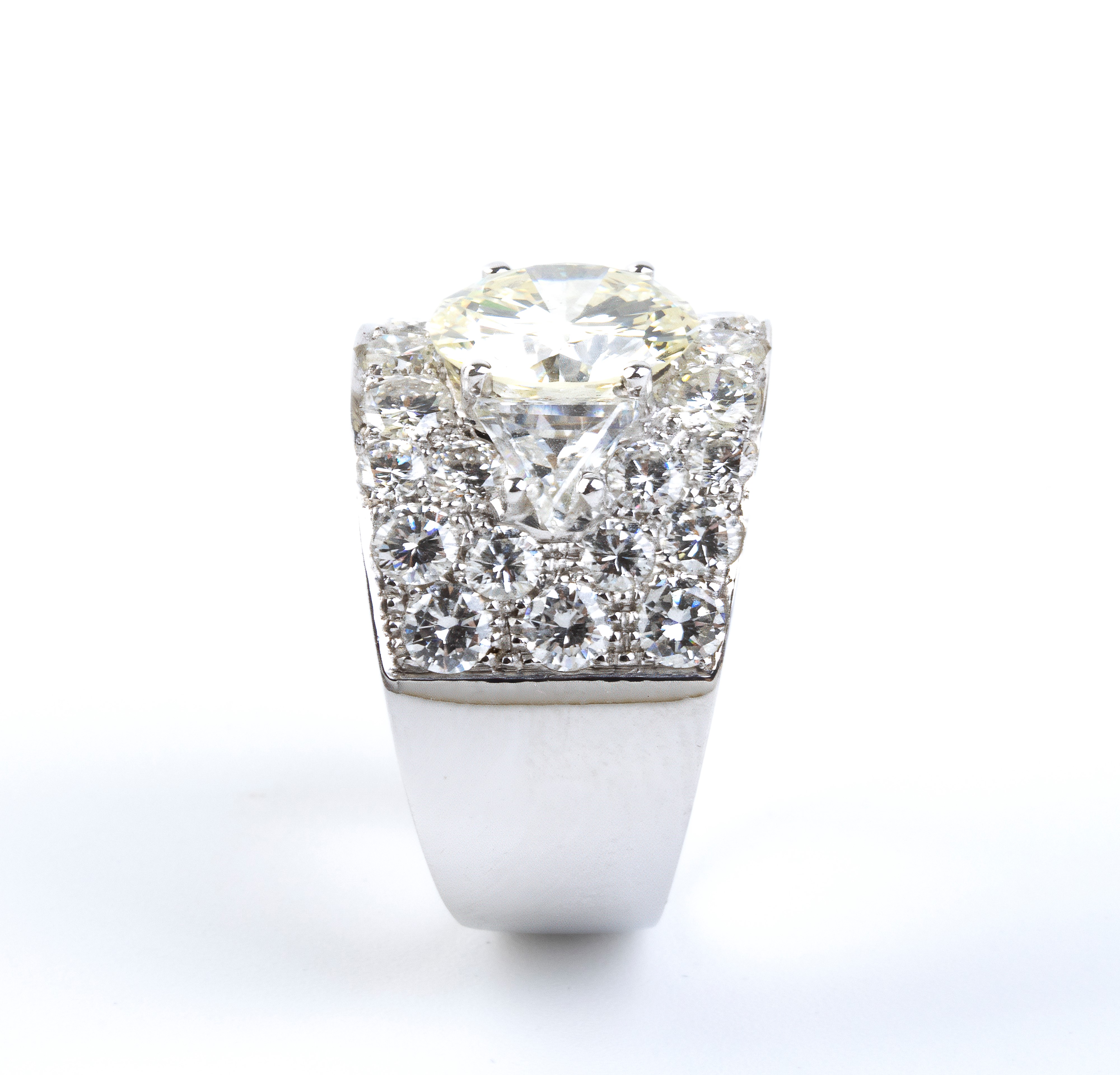 Filippo Moroni - Anello in oro bianco 18k con diamanti