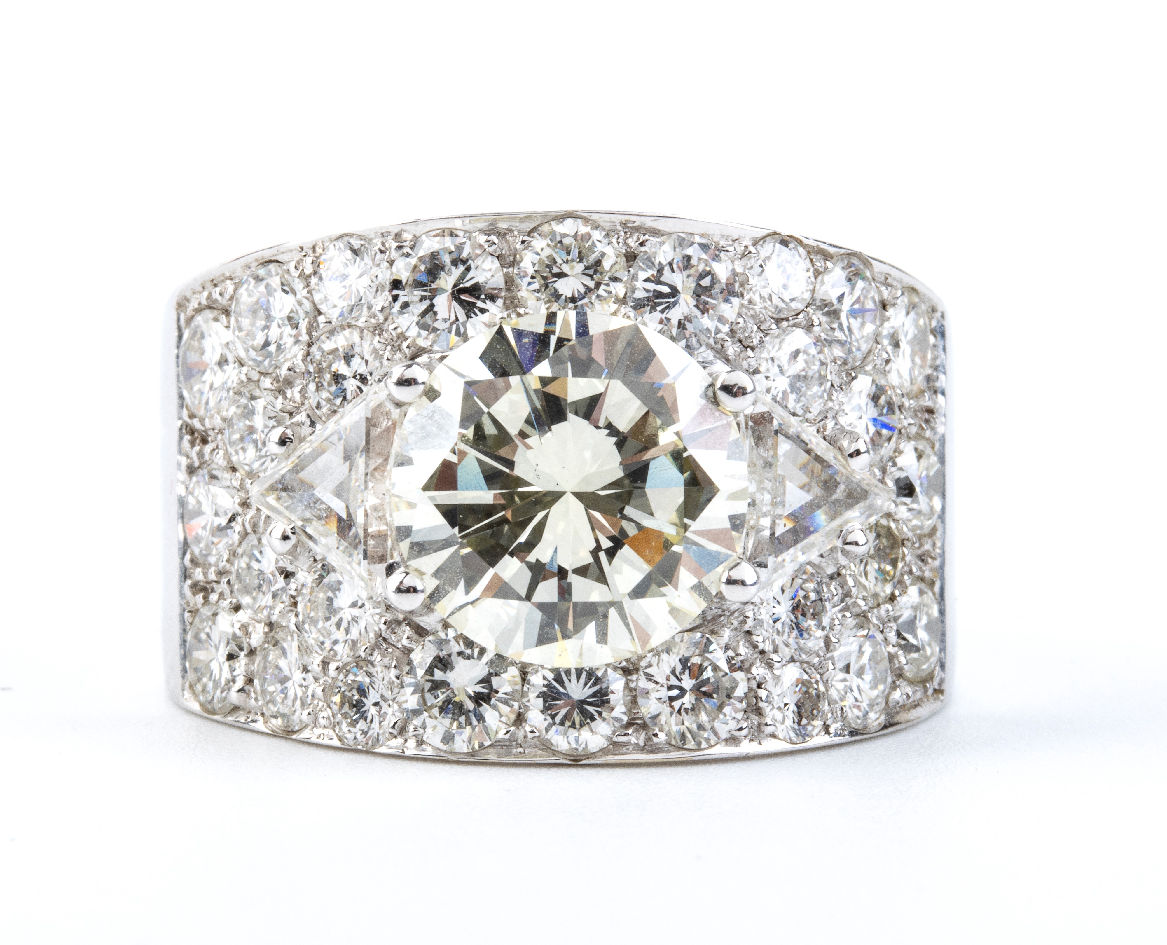 Filippo Moroni - Anello in oro bianco 18k con diamanti
