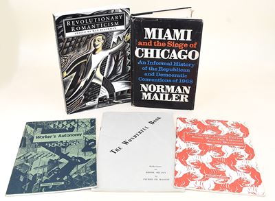 Maller, Miami and the Siege of Chicago; De Massot, The Wonderful Book; Elephant Editions, Worker’...